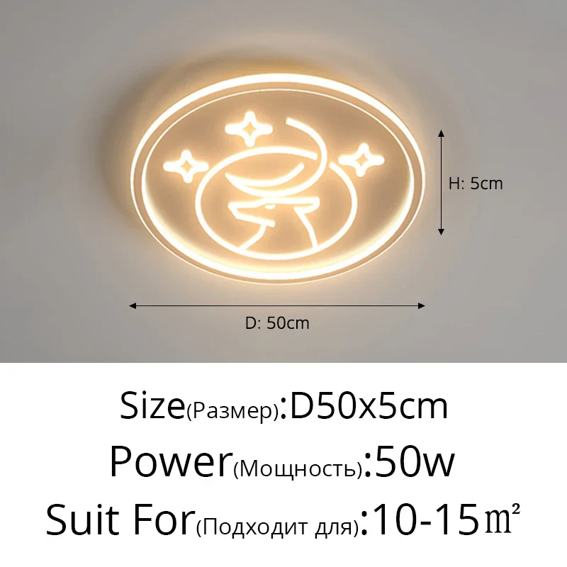 plafonnier rond led pour un éclairage intérieur moderne et élégant - Image 6