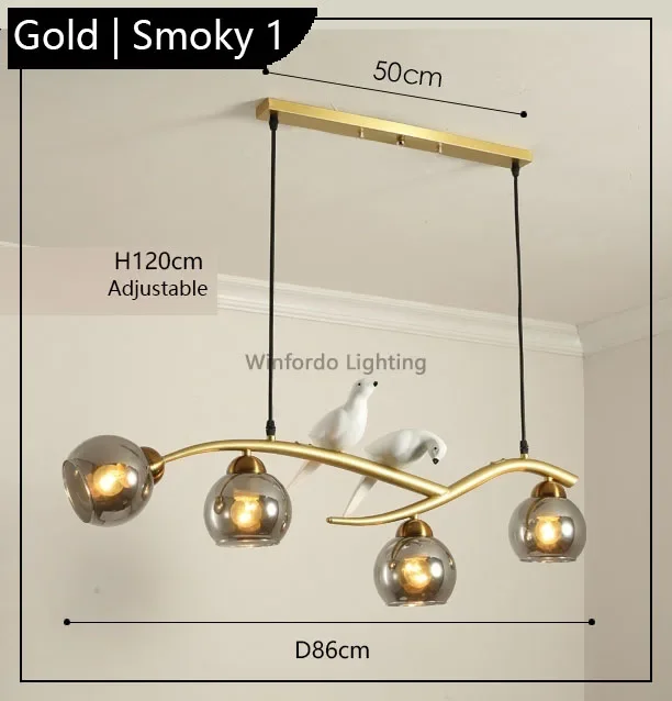 suspension design moderne forme oiseau scandinave décoratif winfordo - Image 10