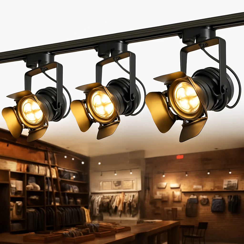 plafonnier vintage industriel pour bar restaurant et magasin - Image 4