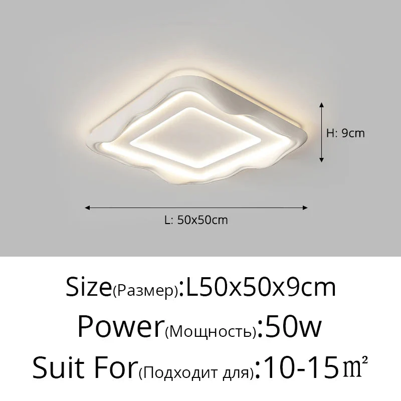 plafonniers à led modernes pour un éclairage intérieur créatif - Image 7