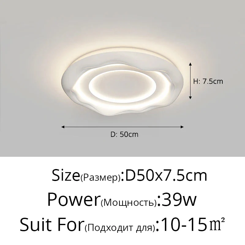 plafonniers à led modernes pour un éclairage intérieur créatif - Image 9
