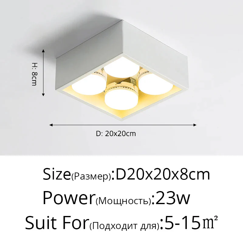 plafonniers led pour éclairage intérieur divers espaces commerciaux et publics - Image 8