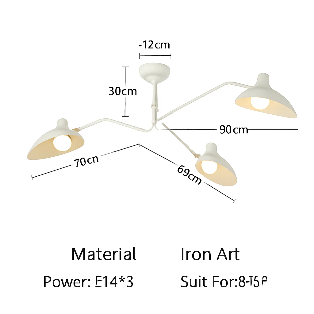 Plafonniers modernes de style nordique pour salon chambre à coucher lampe Luminaire suspendu luminaires industriels pour la maison Art déco - Image 11