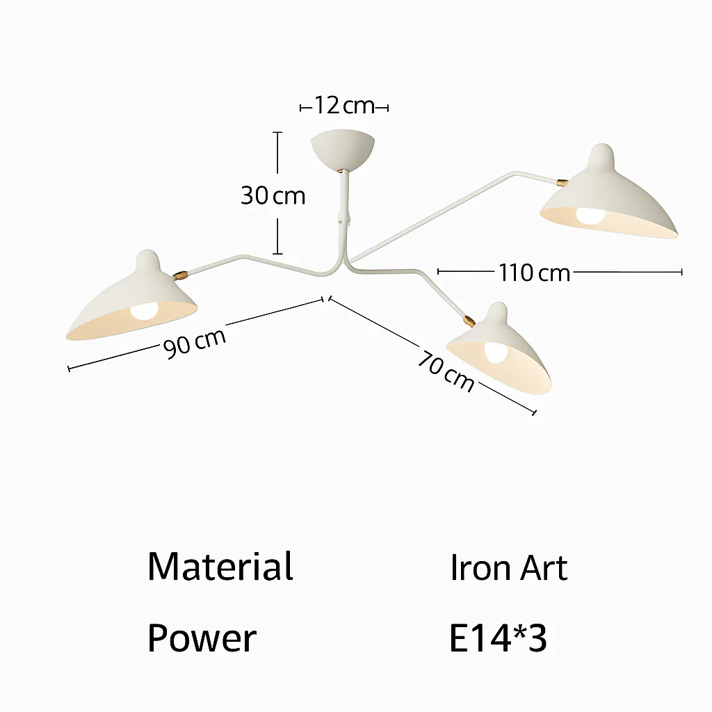Plafonniers modernes de style nordique pour salon chambre à coucher lampe Luminaire suspendu luminaires industriels pour la maison Art déco - Image 12