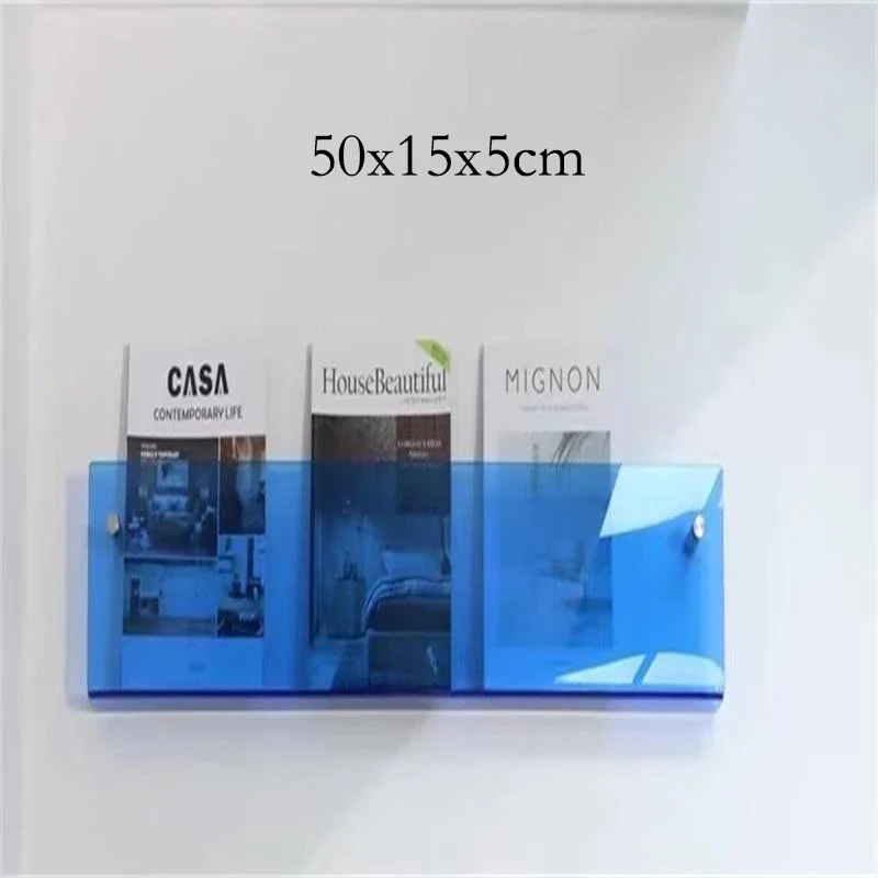 porte-brochures mural en acrylique pour magazines et littérature - Image 18