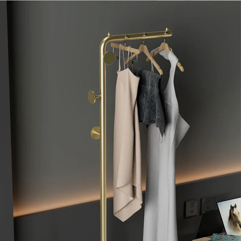 porte-manteau moderne en fer forgé pour vêtements et sacs - Image 3