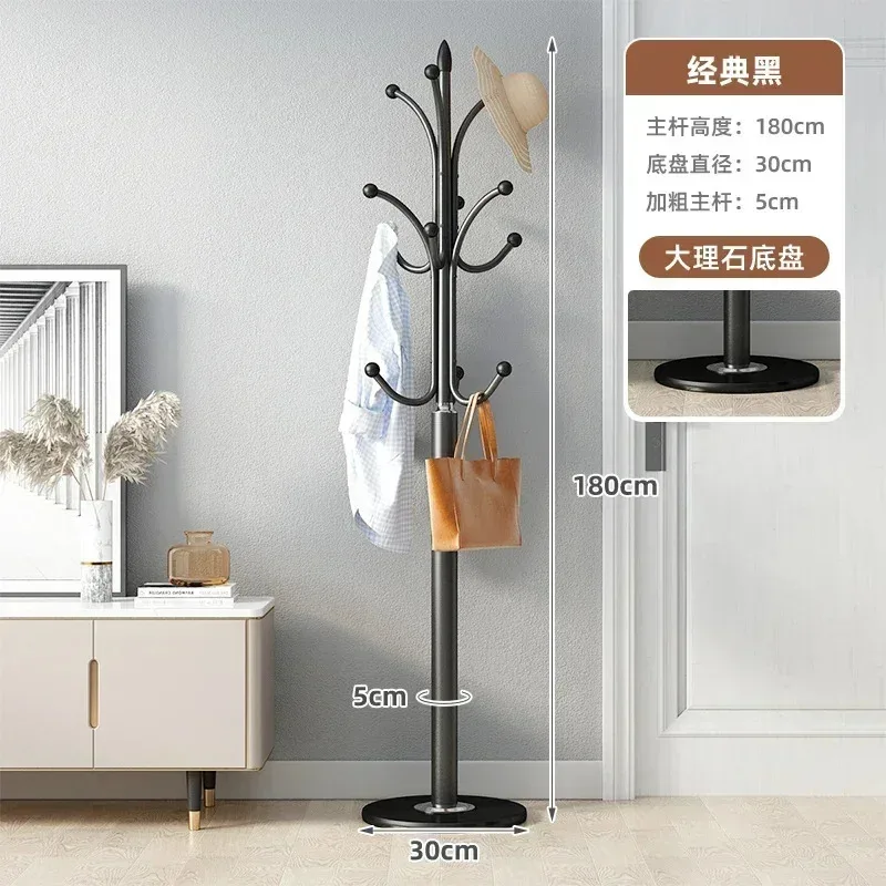porte-manteau moderne en métal design arbre pour gagner de l'espace - Image 10