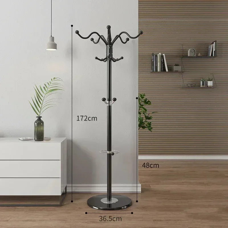 porte-manteau moderne en métal design arbre pour gagner de l'espace - Image 2
