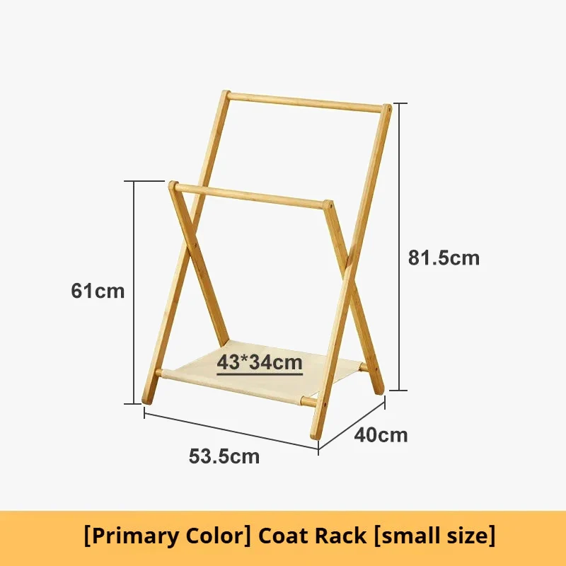 porte-manteau pliable avec étagère de rangement multifonctionnel - Image 10