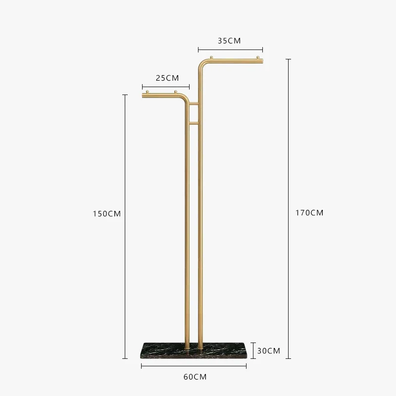porte-manteau simple au sol pour vĂȘtements d'intĂ©rieur et balcon - Image 6