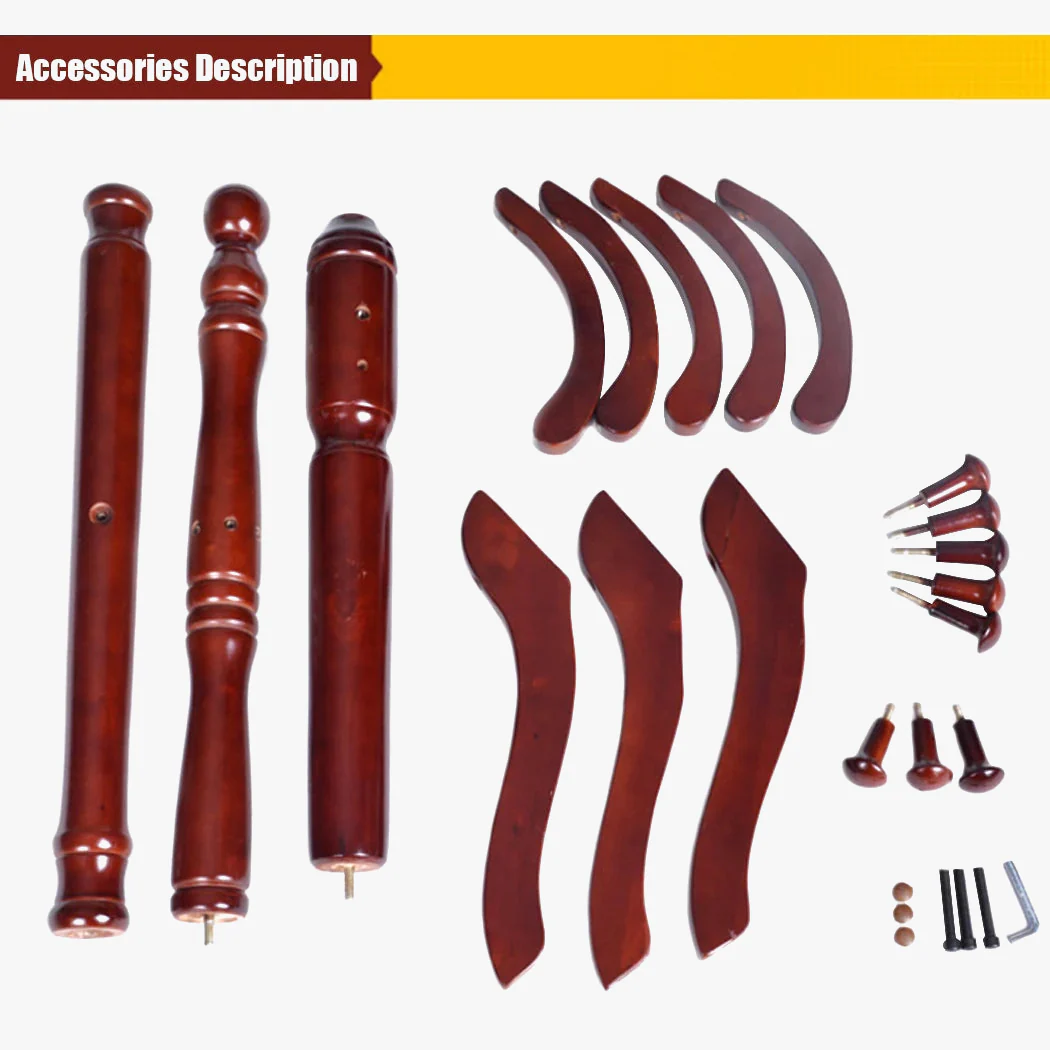 porte-manteaux en bois massif trĂ©pied pour sac vĂȘtements et accessoires - Image 6