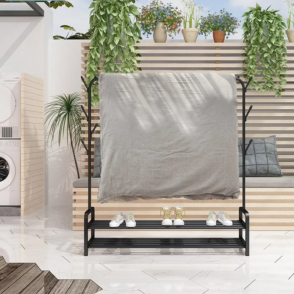 porte-manteaux sur poteau grande capacité pour vêtements et accessoires - Image 3