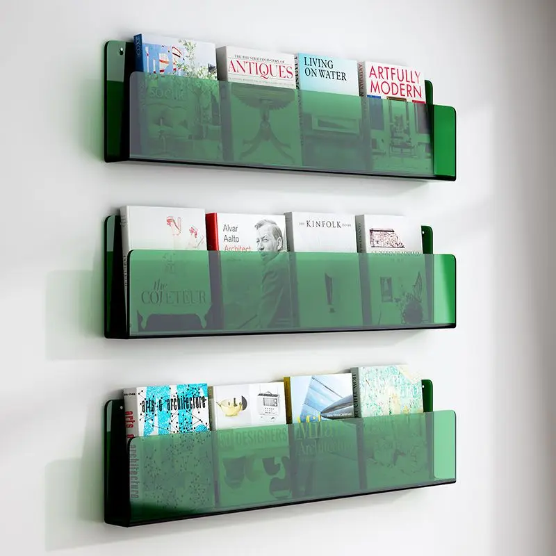 porte-revues mural en acrylique pour brochures et dossiers - Image 10