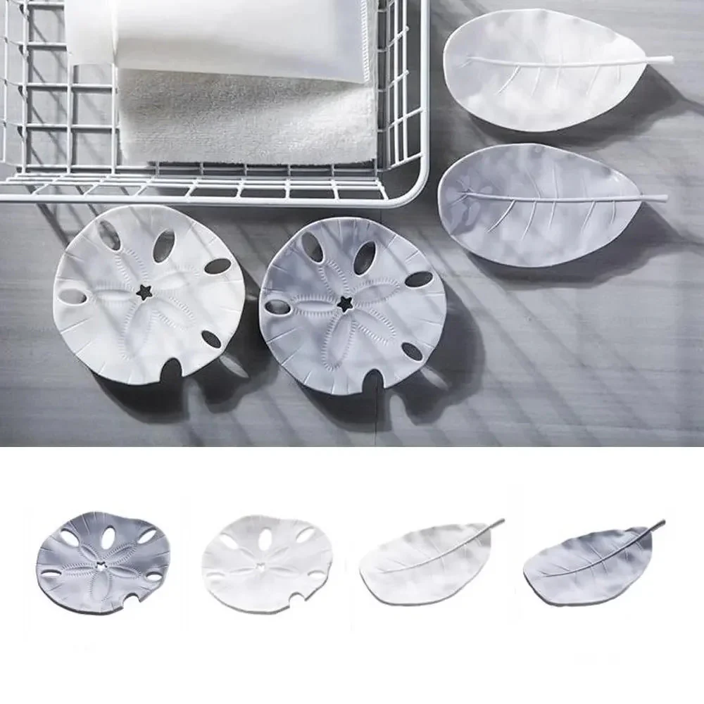 porte-savon créatif en forme de feuille et étoile de mer - Image 5