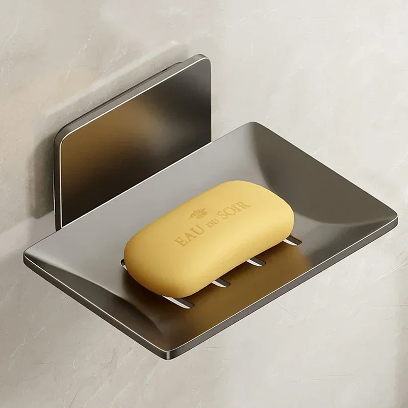 porte-savon mural en aluminium pour rangement de salle de bain et cuisine - Image 7