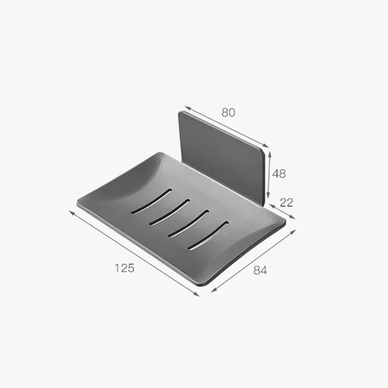 porte-savon mural en aluminium pour rangement pratique et moderne - Image 6