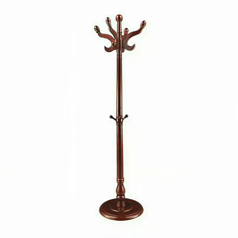 porte-vĂȘtements en bois massif pour hĂŽtel et maison rangement pratique - Image 15