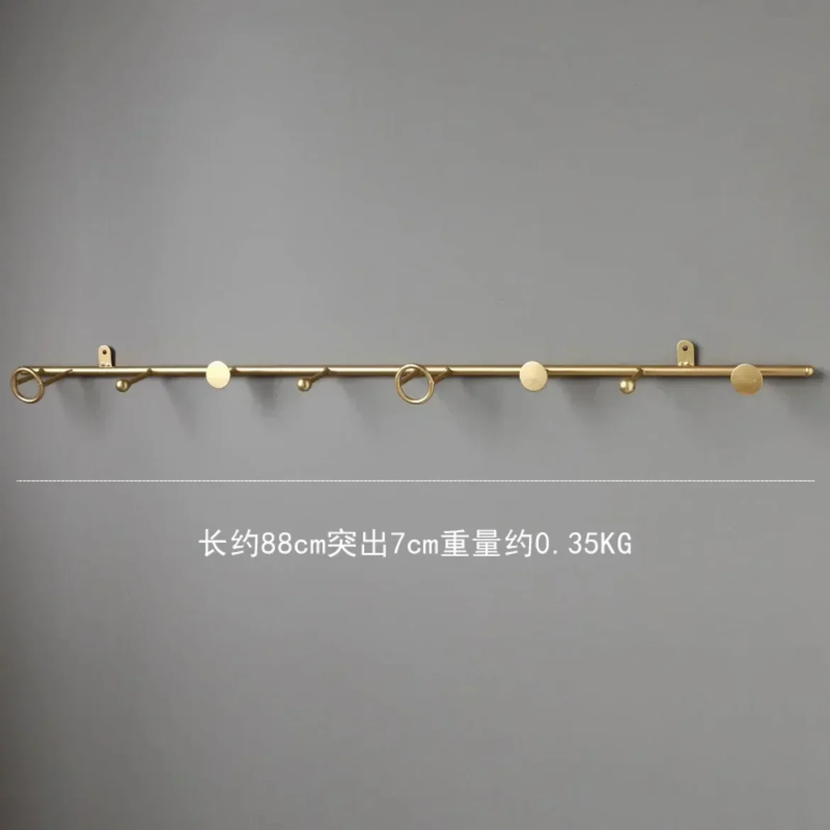 porte-vêtements et chapeaux de luxe nordique décoratif mural - Image 12