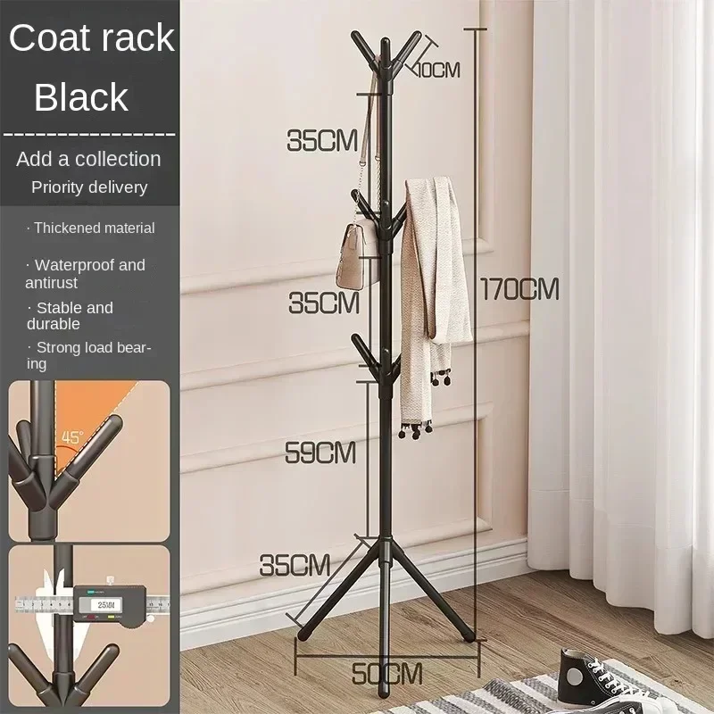 porte-vêtements sur pied en forme de branche pratique et mobile - Image 6
