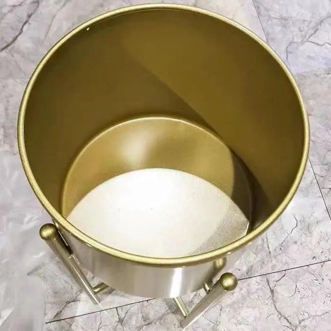 pot de fleurs cylindrique créatif en métal pour décoration intérieure - Image 3