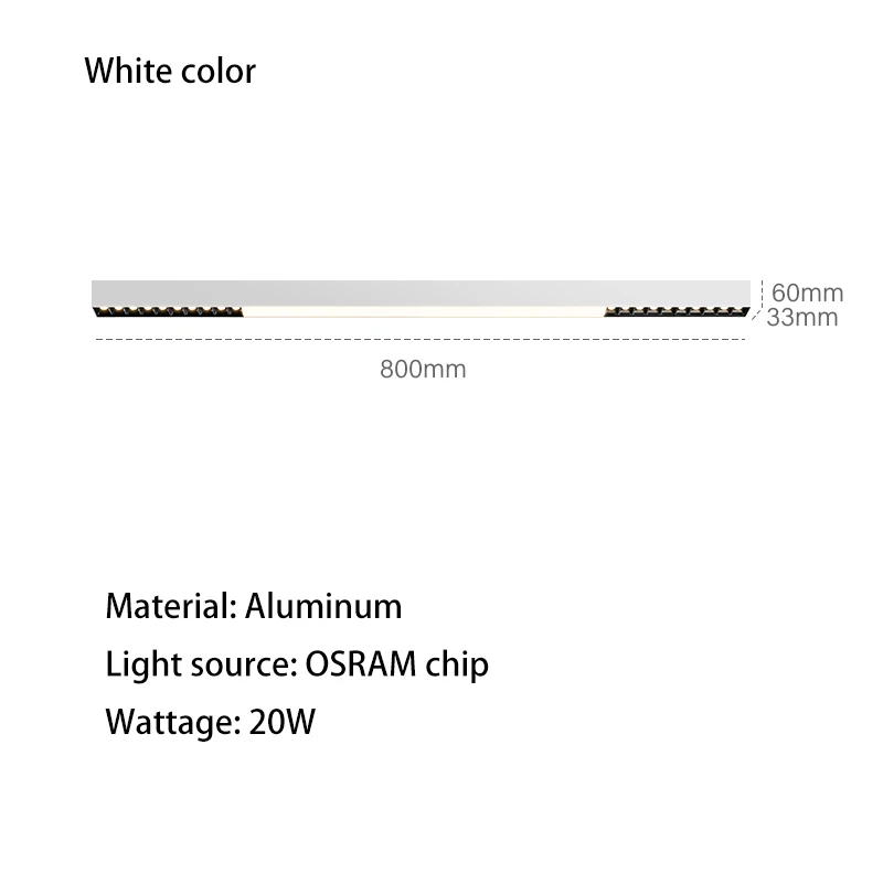 projecteur led 	monté en surface longue bande linéaire - Image 11