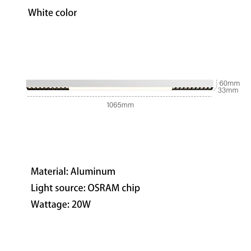 projecteur led 	monté en surface longue bande linéaire - Image 12