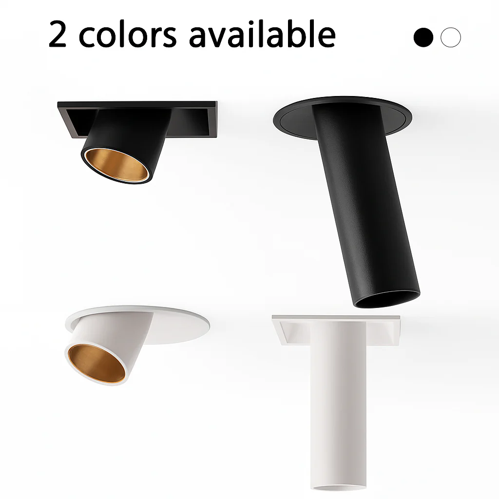 projecteurs led encastré long tube spot angle réglable foco - Image 3