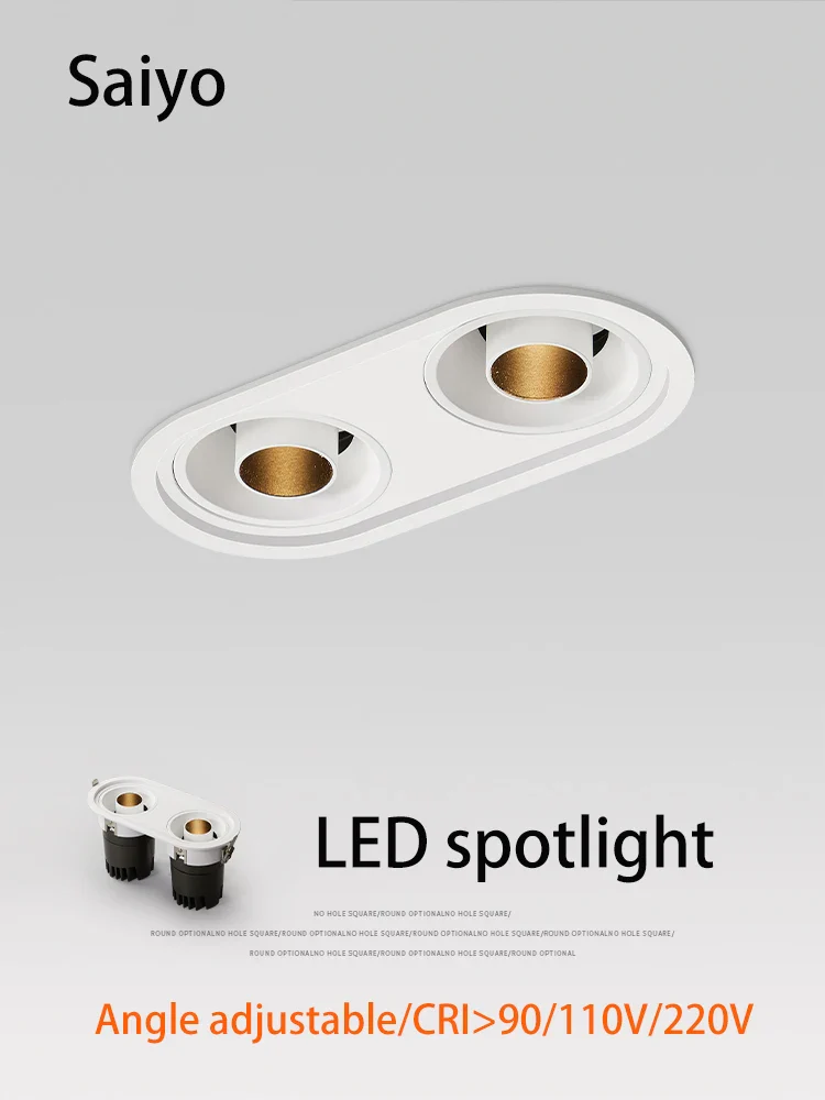 projecteurs led smart downlight réglable zigbee tuya triac
