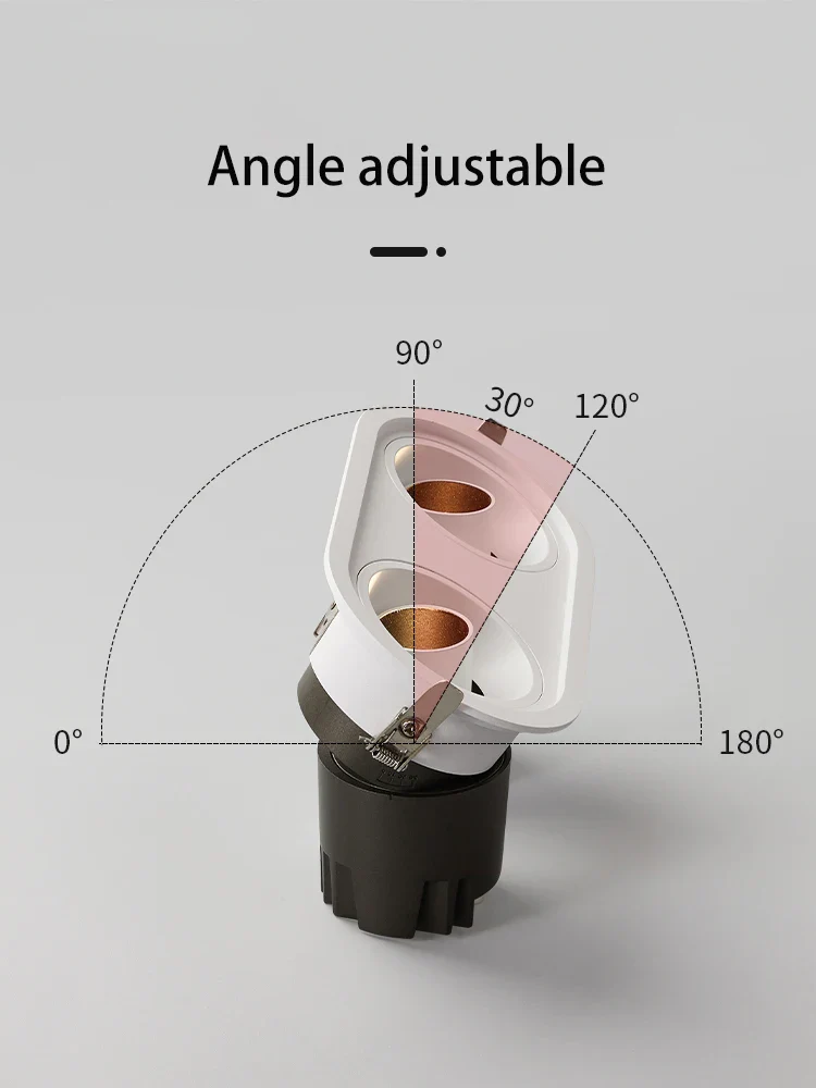 projecteurs led smart downlight réglable zigbee tuya triac - Image 4