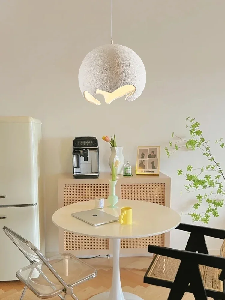 Restaurant Dining Island LED Chandelier Modern Cafe Bar Study Bedroom Light Wabi Sabi Personality Indoor Home Decor Hanging Lamp - Image 6
