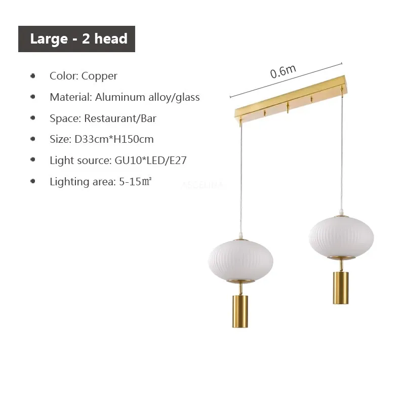 Rétro LED Suspension En Verre 1-3Tête Lanterne Transparente Lampes Suspendues Pour Chambre Cuisine Balcon Salons Luminaire Lustre - Image 12