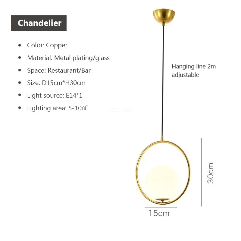 Rétro LED Suspension En Verre 1-3Tête Lanterne Transparente Lampes Suspendues Pour Chambre Cuisine Balcon Salons Luminaire Lustre - Image 21