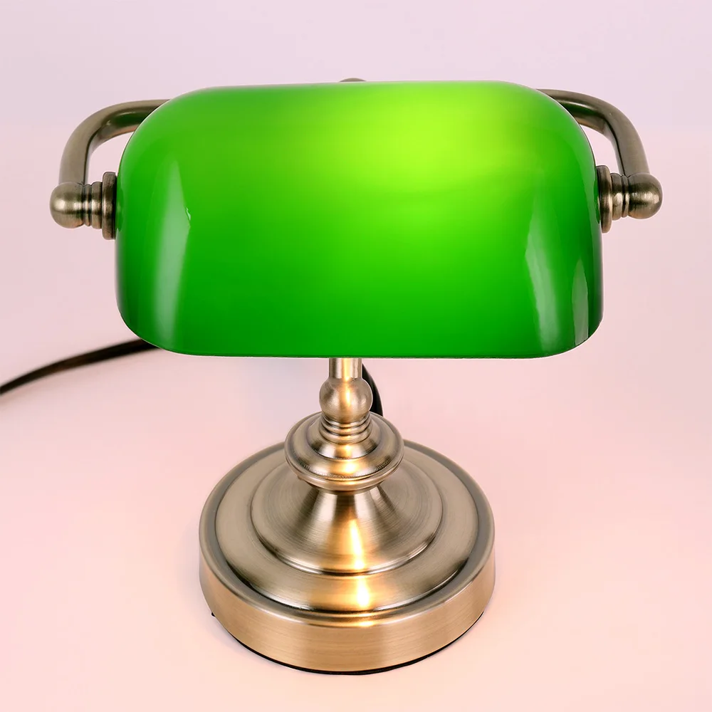 Rétro mini lampe de bureau protection des yeux LED G9 banque lampe de bureau chambre chevet café bureau bar table café décor lampe de table - Image 5