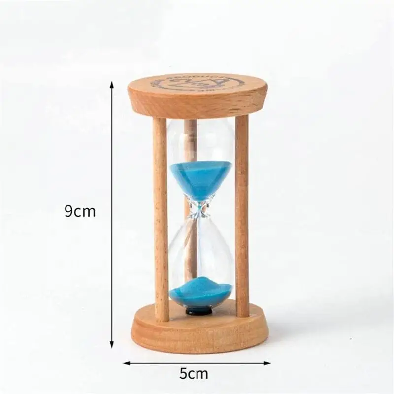 sablier en bois décoratif minuterie créative pour enfants - Image 9