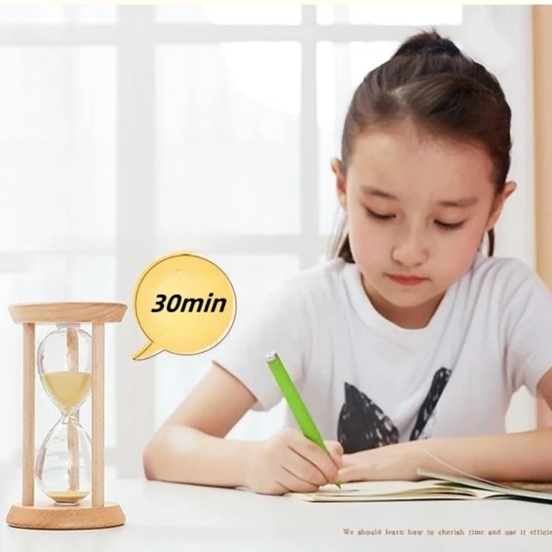 sablier en bois minuterie décorative pour enfants et anniversaires - Image 4