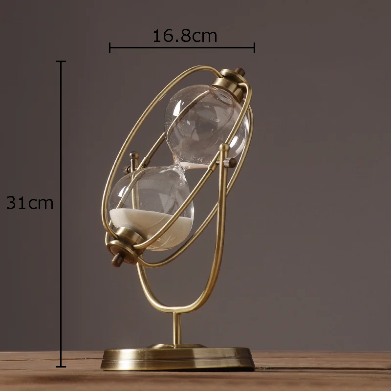 sablier en métal avec minuterie de 30 minutes pour décoration - Image 10