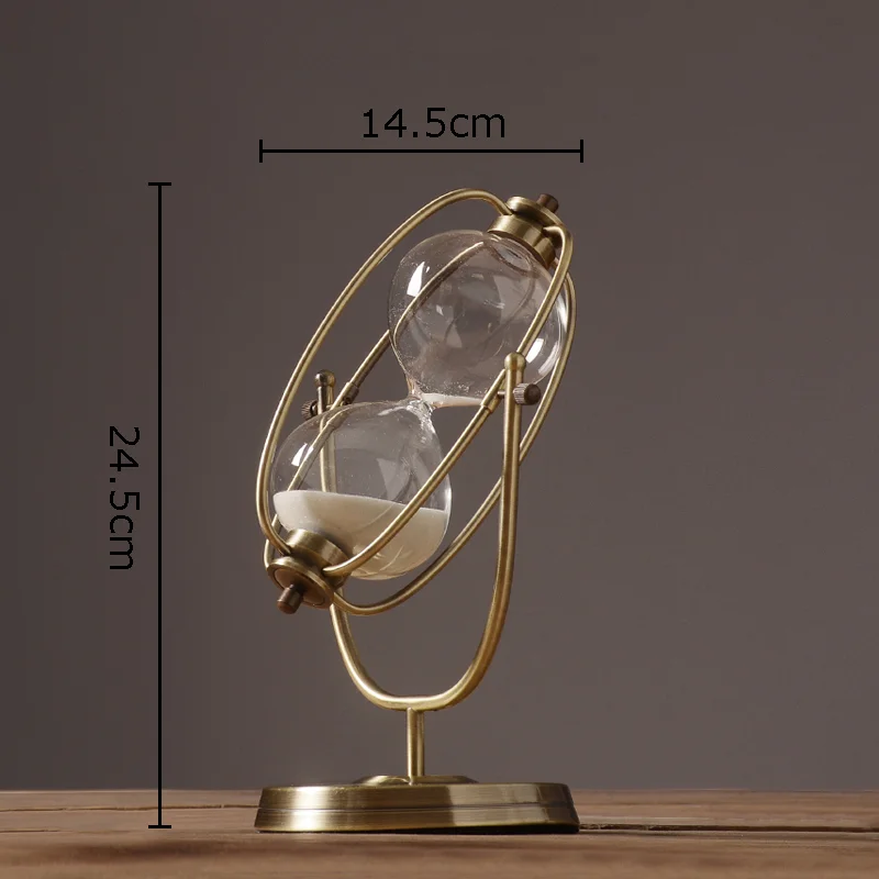 sablier en métal avec minuterie de 30 minutes pour décoration - Image 11