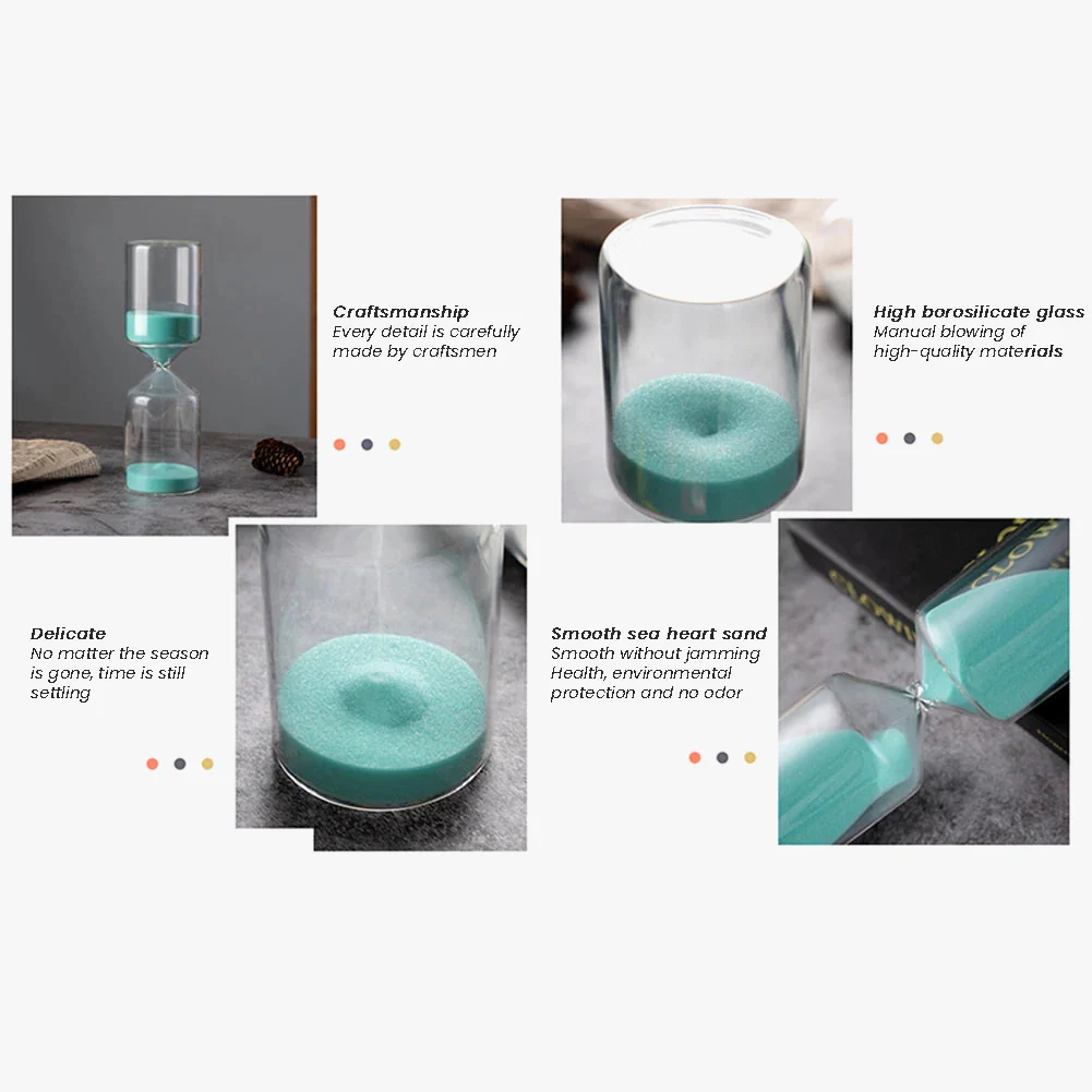 sablier en verre tendance pour une décoration intérieure moderne - Image 4