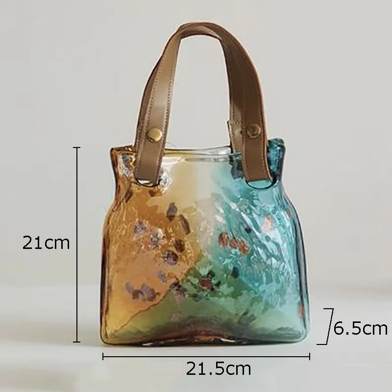 sac fourre-tout décoratif vase hydroponique pour fleurs modernes - Image 7