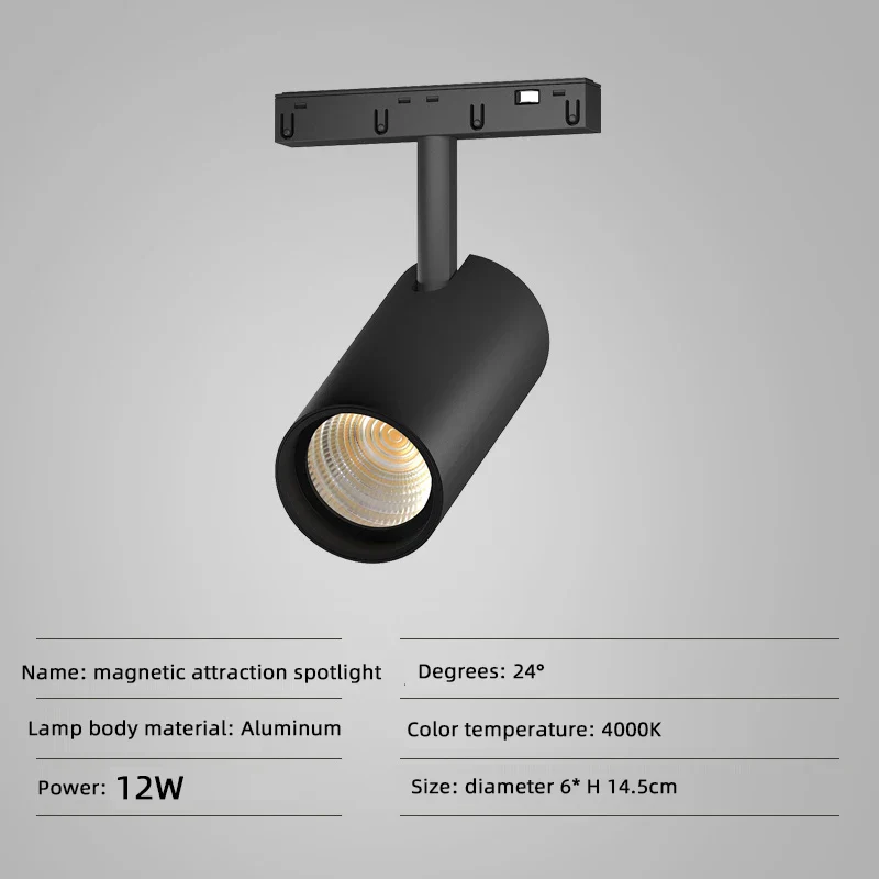 ensemble moderne de suspension à led sur rail intégré - Image 8