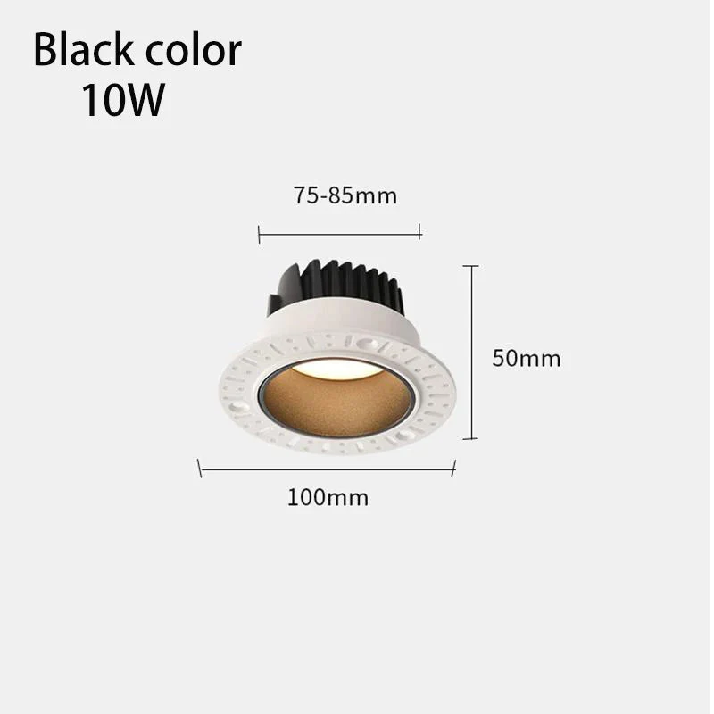 led downlight encastré bordure invisible pour éclairage intérieur magasin domicile - Image 7