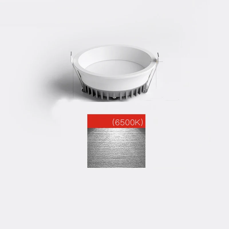 led downlight spot encastré lampe panneau rond pour éclairage intérieur - Image 9
