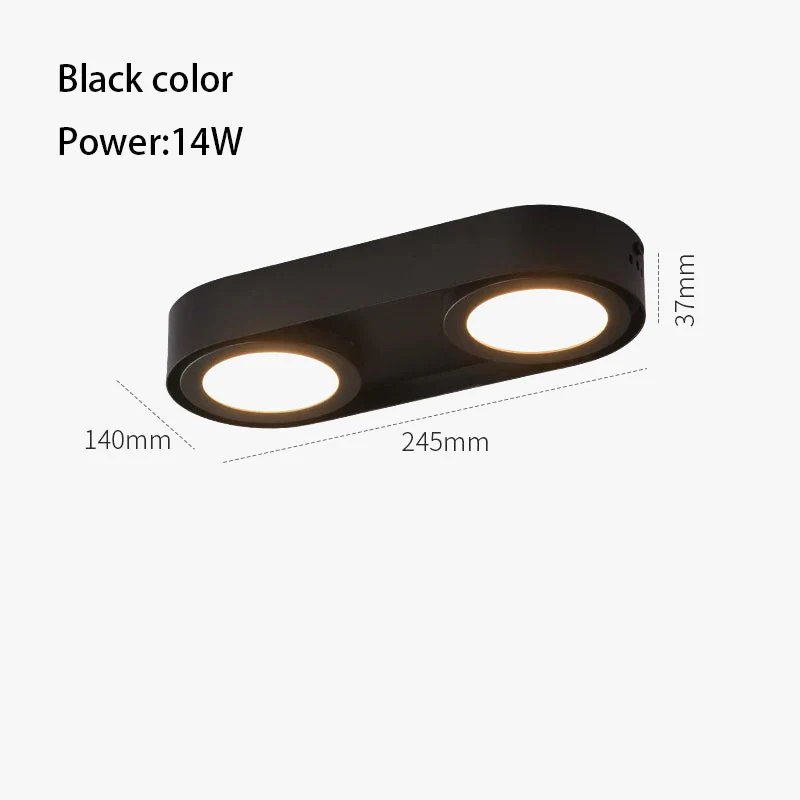 led spot ultra-mince monté en surface 2 et 3 têtes - Image 6