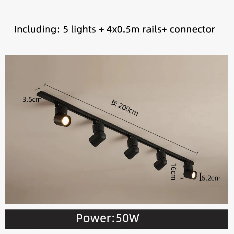 led éclairage sur rail pour magasin foco projecteur - Image 6