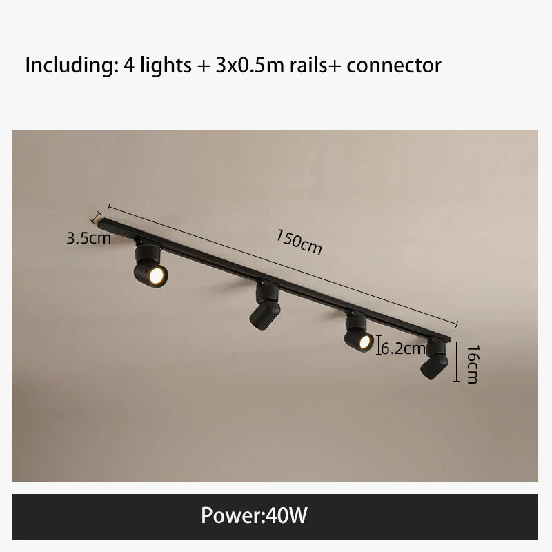led éclairage sur rail pour magasin foco projecteur - Image 8