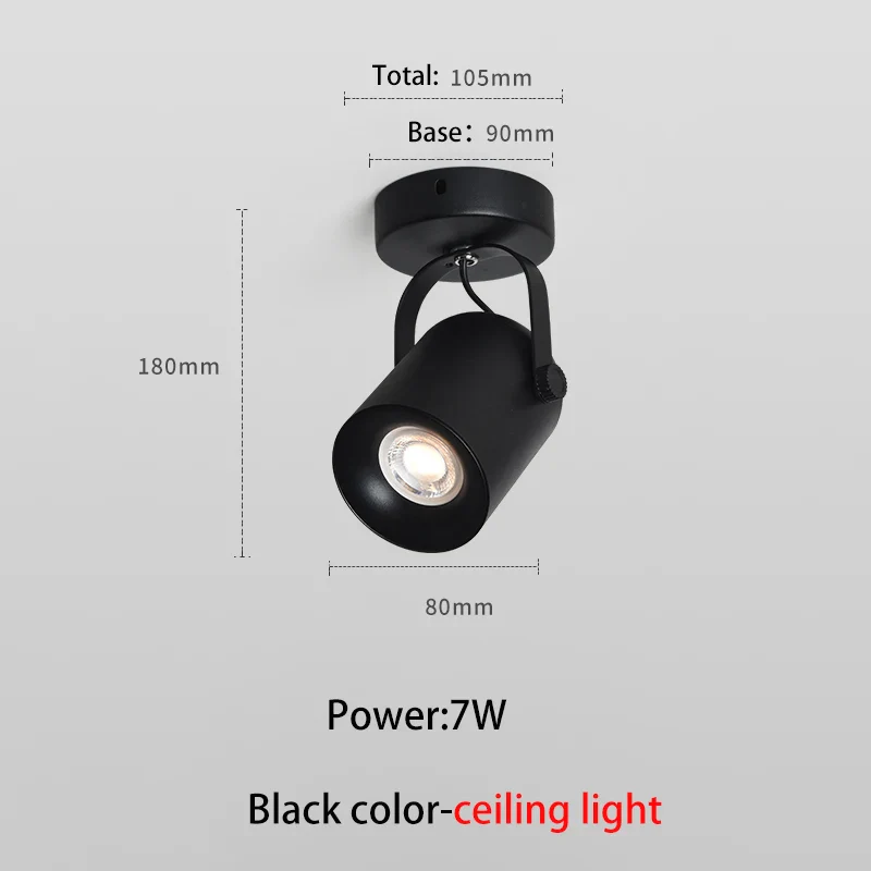 led éclairage sur rail projecteur angle réglable downlight luminaire - Image 9