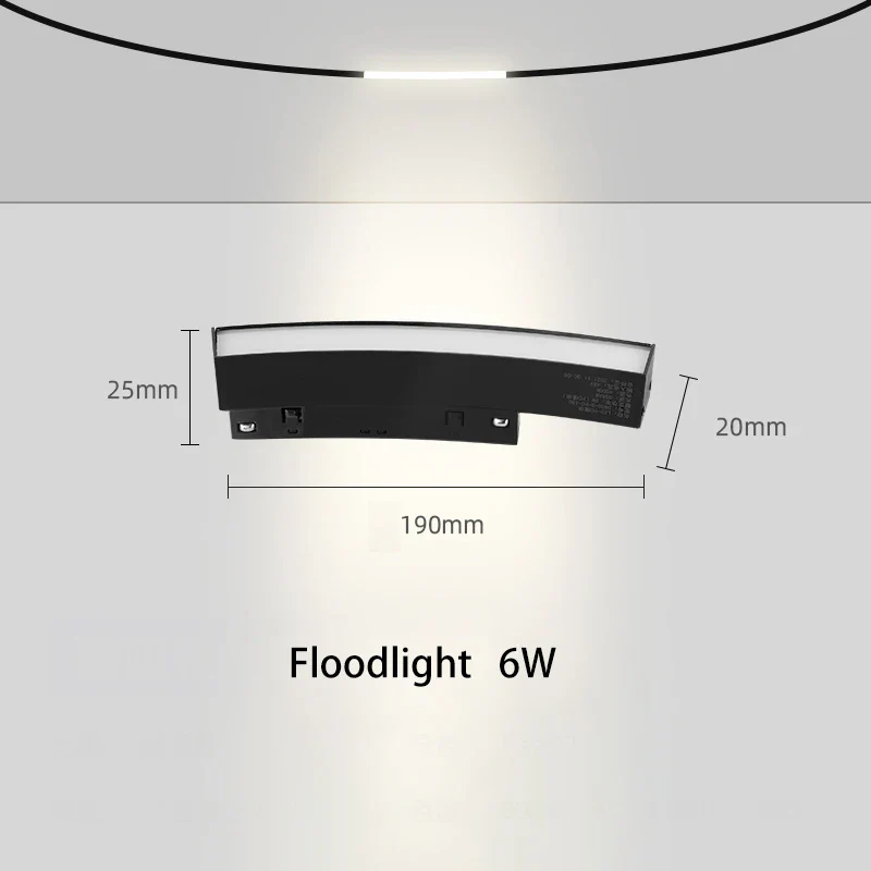 led magnétique éclairage sur rail projecteur suspendu - Image 20