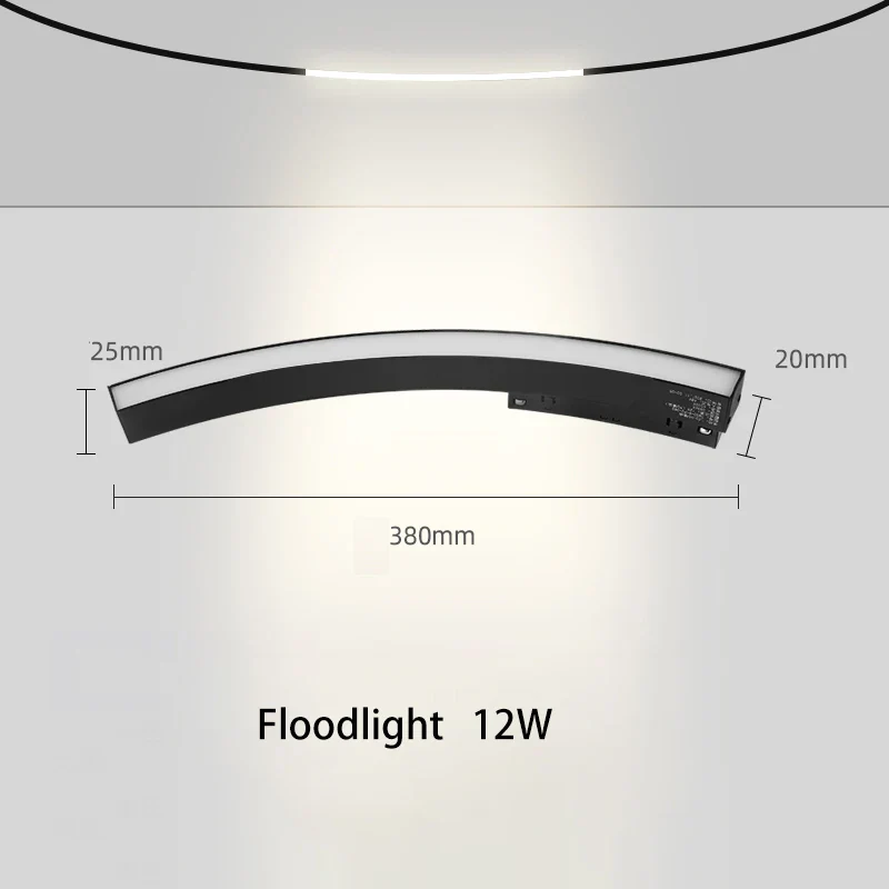 led magnétique éclairage sur rail projecteur suspendu - Image 21