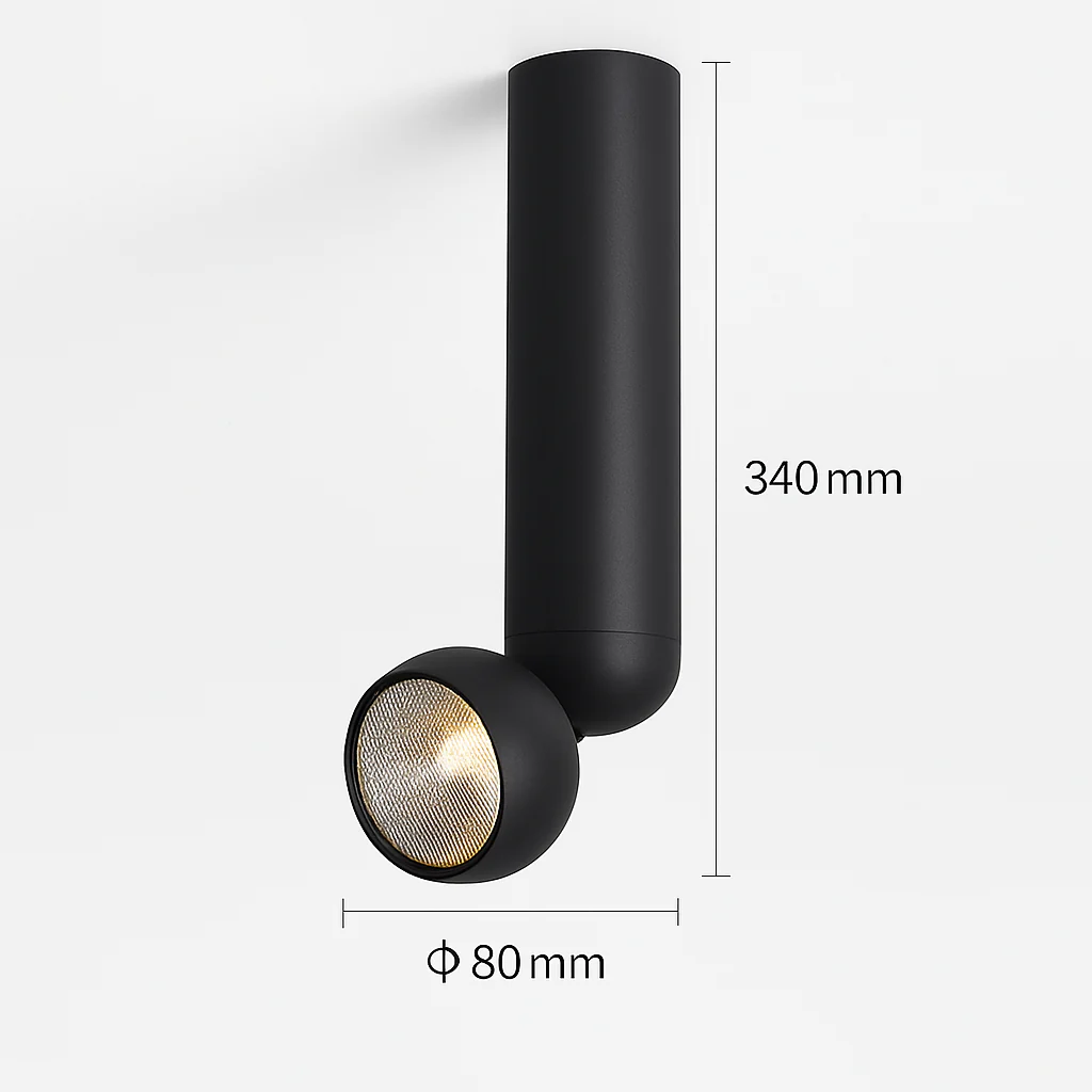 led projecteur surface 355 degrés angle réglable cri 90 rotatif - Image 6