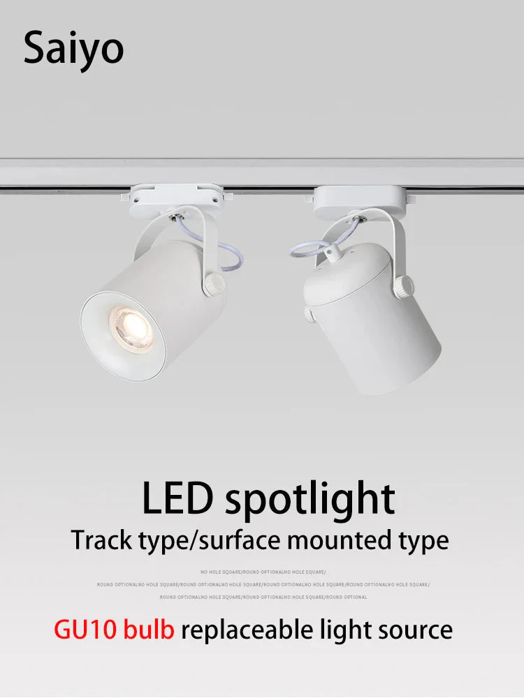 led rail de projecteur angle réglable downlight mr16